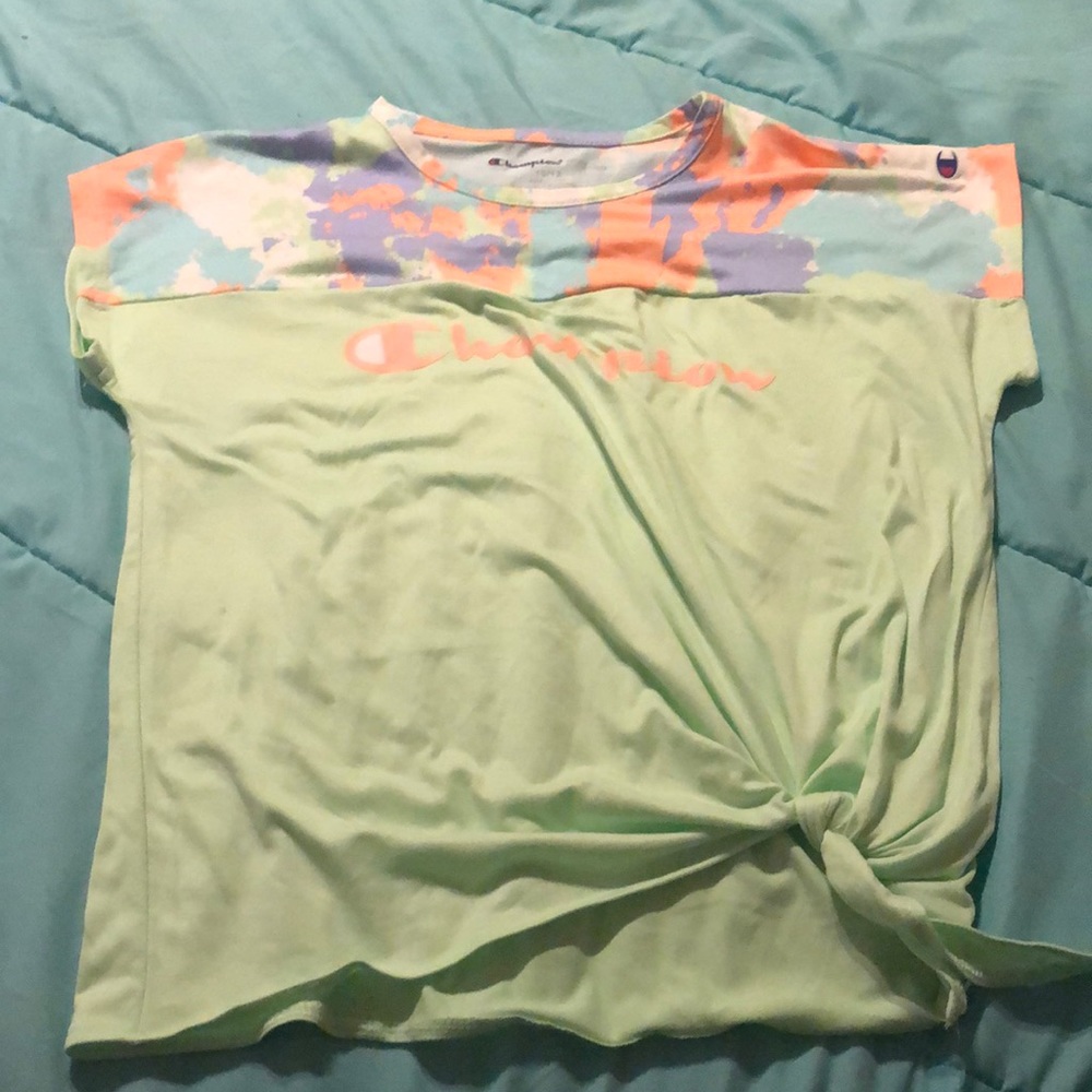 Green champion shirt